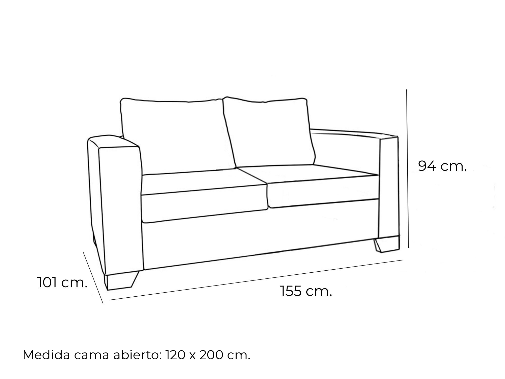 sofa cama italiano barato